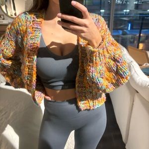 Colorful cardigan